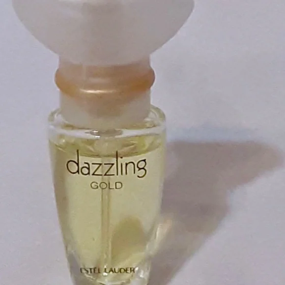 💲SALE💲New Estee Lauder Dazzling Gold Small Parfum Spray .17oz - Picture 3 of 3